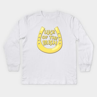 Luck of the Irish Kids Long Sleeve T-Shirt